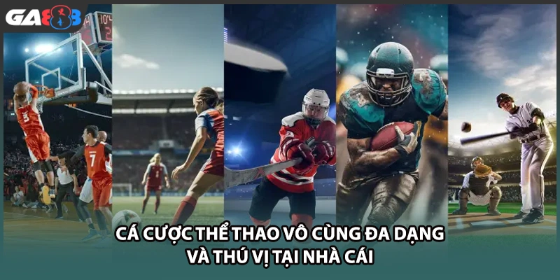 Cá cược thể thao vô cùng đa dạng và thú vị tại ga888
