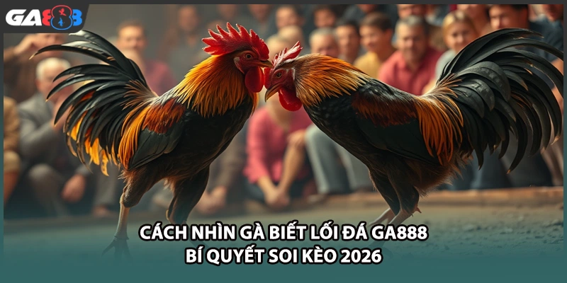 Cách nhìn gà biết lối đá là bí quyết gia tăng tỷ lệ thắng cá cược. Hãy truy cập nhà cái GA888 để học hỏi kinh nghiệm và bắt kèo chuẩn xác ngay hôm nay!