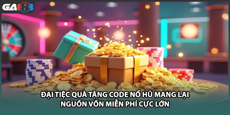 Đại tiệc quà tặng code nổ hũ mang lại nguồn vốn miễn phí cực lớn tại GA888